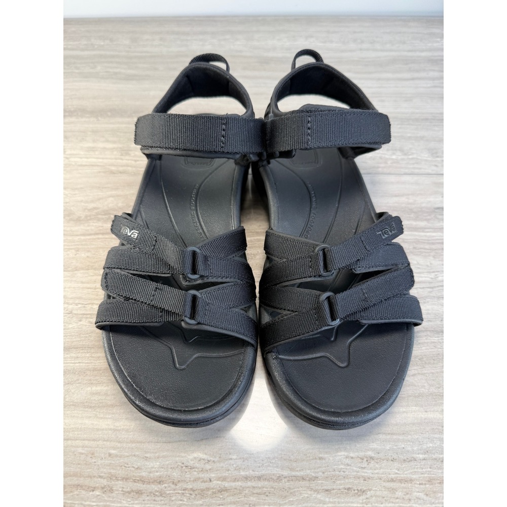 Teva Tirra Water Hiking Sandals Black Comfort Walking Outdoor Womens 7